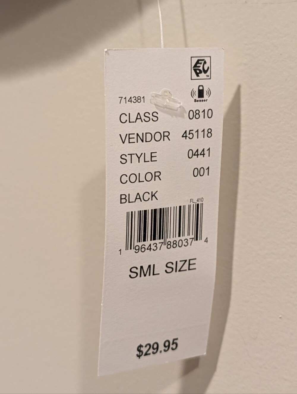 PacSun Black Textured Square Neck Bikini Top Size  Small - Picture 2 of 5